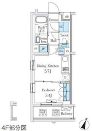 コスモグラシア学芸大学 401 間取り図