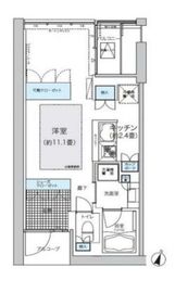 ガーデニエール砧ウエスト 542 間取り図