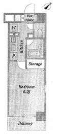 プロシード都立大学 904 間取り図