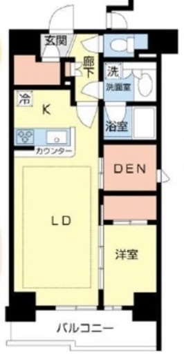 ディヴレ神楽坂 2階 間取り図