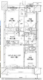 オーベルグランディオ品川勝島 2階 間取り図