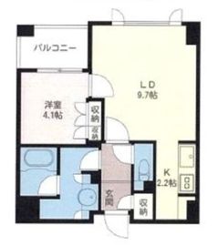 プライムメゾン銀座イースト 1005 間取り図