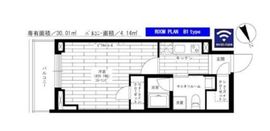 グランドコンシェルジュ六本木 4階 間取り図