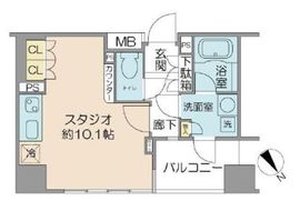 グランスイート代々木 3階 間取り図