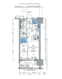 リビオレゾン勝どきnex 7階 間取り図