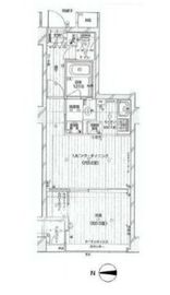 イトーピア白金ステーションプラザ 3階 間取り図