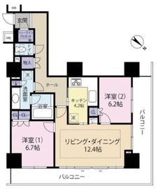 アイ・マークタワー 3階 間取り図