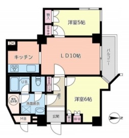 パレロワイヤル南青山 2階 間取り図