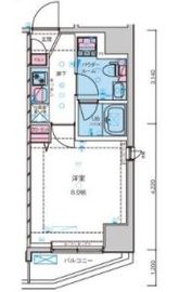 ジェノヴィア蒲田スカイガーデン 2階 間取り図