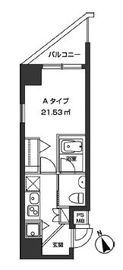 レジディア虎ノ門 1305 間取り図