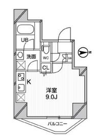 ジェノヴィア蒲田スカイガーデン 6階 間取り図