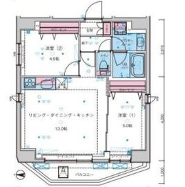 ジェノヴィア蒲田スカイガーデン 11階 間取り図