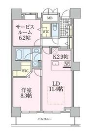 ロイヤルパークスタワー南千住 3808 間取り図