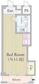 パークグレース新宿 1001 間取り図