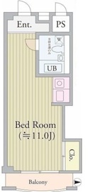 パークグレース新宿 1001 間取り図