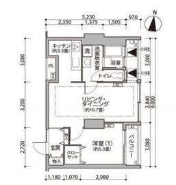 東雲キャナルコートCODAN 12-1310 間取り図