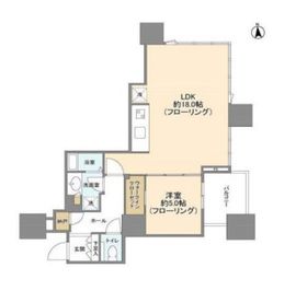 ドゥ・トゥール 49階 間取り図