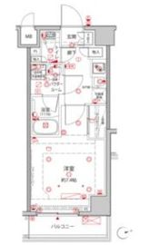 クレイシアIDZ王子 5階 間取り図