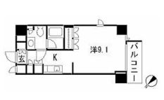 ドゥーエ南麻布 901 間取り図