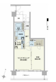 リージア経堂テラスガーデン 512 間取り図