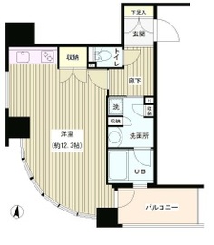 アリビオ九段 804 間取り図