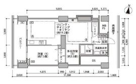 東雲キャナルコートCODAN 16-308 間取り図