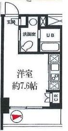 カスタリア門前仲町2 403 間取り図