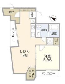 シティ麻布 7階 間取り図