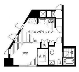 アルファニッシュ白金高輪 2階 間取り図