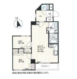 グローリオ東新宿 3階 間取り図