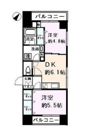 グリーンパーク日本橋浜町 8階 間取り図