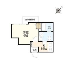 ウェルスクエアイズム千駄ヶ谷 505 間取り図