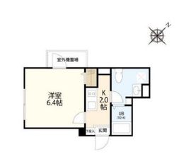 ウェルスクエアイズム千駄ヶ谷 207 間取り図