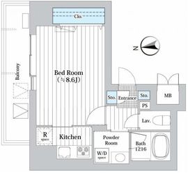 RESIDENCE ODE 801 間取り図