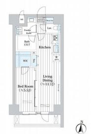 L・BASE押上North・South S508 間取り図