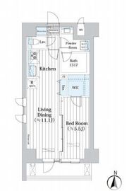 L・BASE押上North・South S509 間取り図