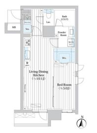 L・BASE押上North・South N201 間取り図