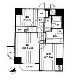 アトラスタワー西早稲田 11階 間取り図