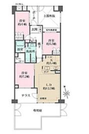 アールヴェール学芸大学 1階 間取り図