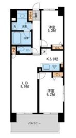 レジディア南千住 107 間取り図