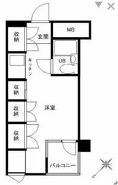 パシフィックパレス赤坂 2階 間取り図