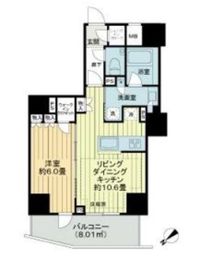 プレシス文京小石川　静穏の杜 4階 間取り図