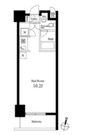 グレンパーク秋葉原イースト 303 間取り図