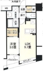 リビオレゾン千代田岩本町ルジェンテ 5階 間取り図