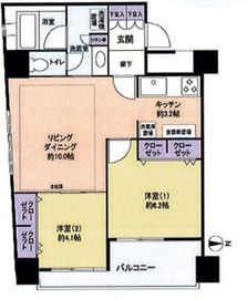 高輪グランドパームス 11階 間取り図