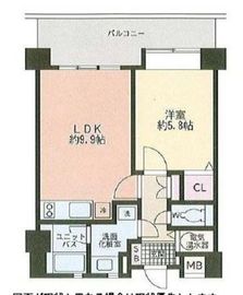 ダイワ芝浦ビル 1102 間取り図