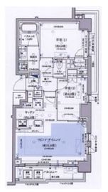 オープンレジデンシア目黒花房山 4階 間取り図