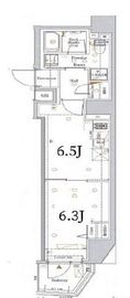 ログ初台 6階 間取り図