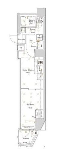 ログ初台 902 間取り図