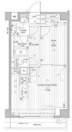 プレミアムキューブ・ジー北新宿DEUX 2階 間取り図